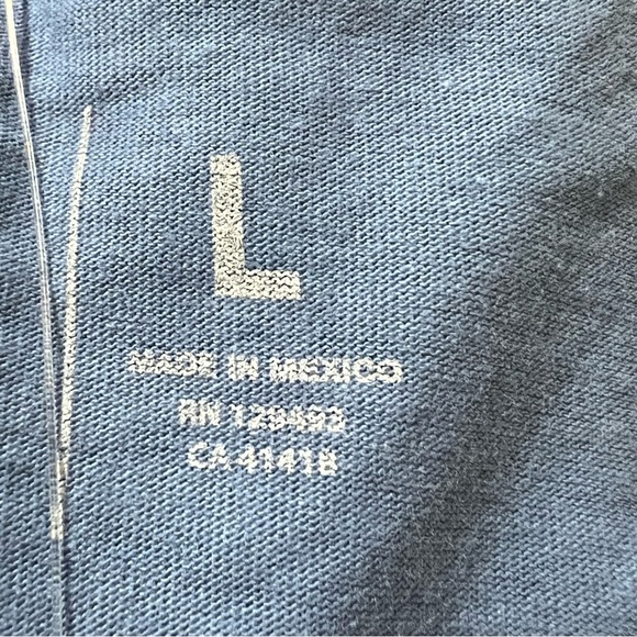 NEFF T-Shirt Graphic Print Tongue Out Crew Long Sleeve Blue Tee - Picture 6 of 12